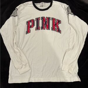 NWOT PINK Long Sleeve T Shirt Size Large